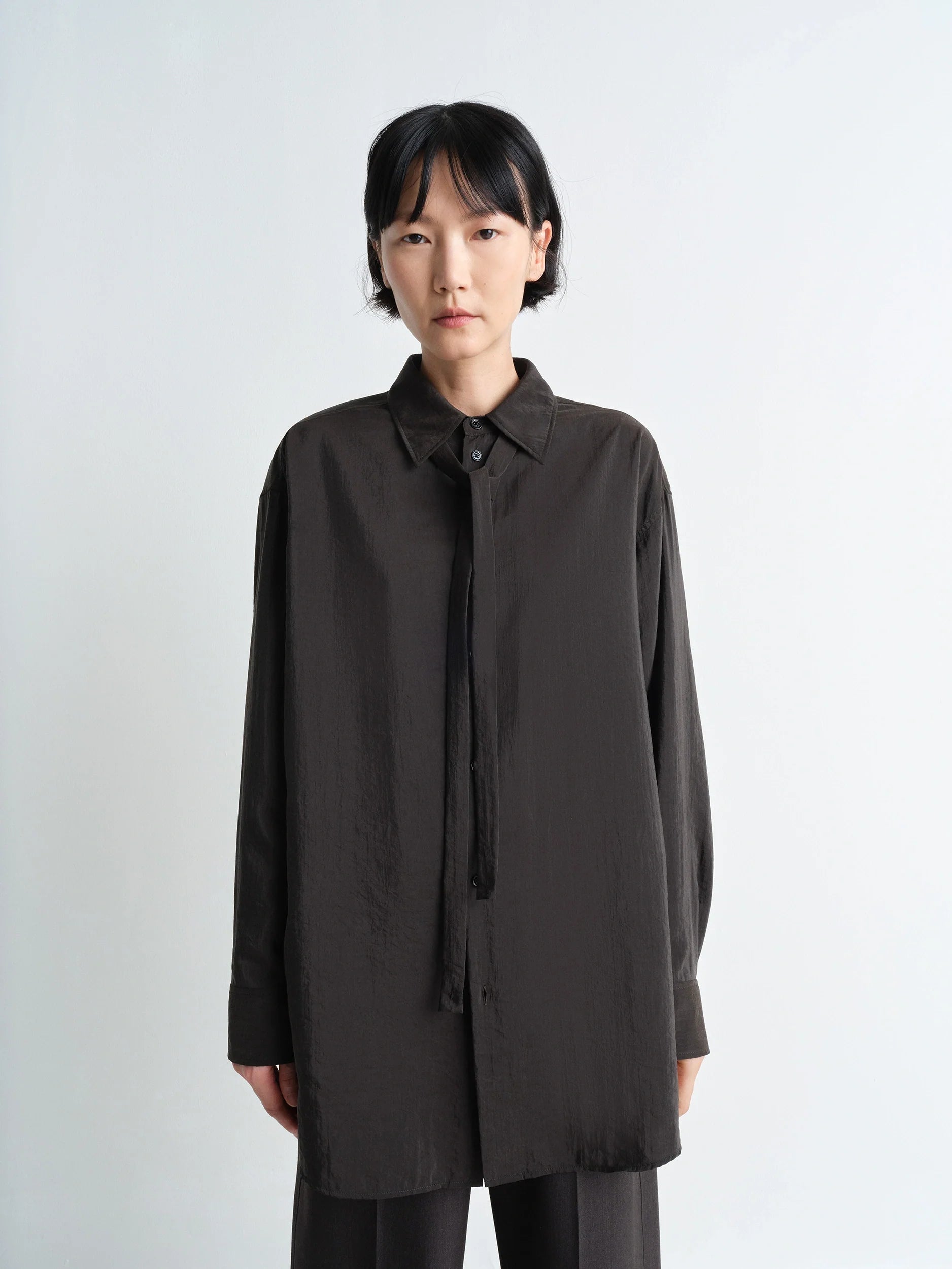 LONG SHIRT WITH TIE