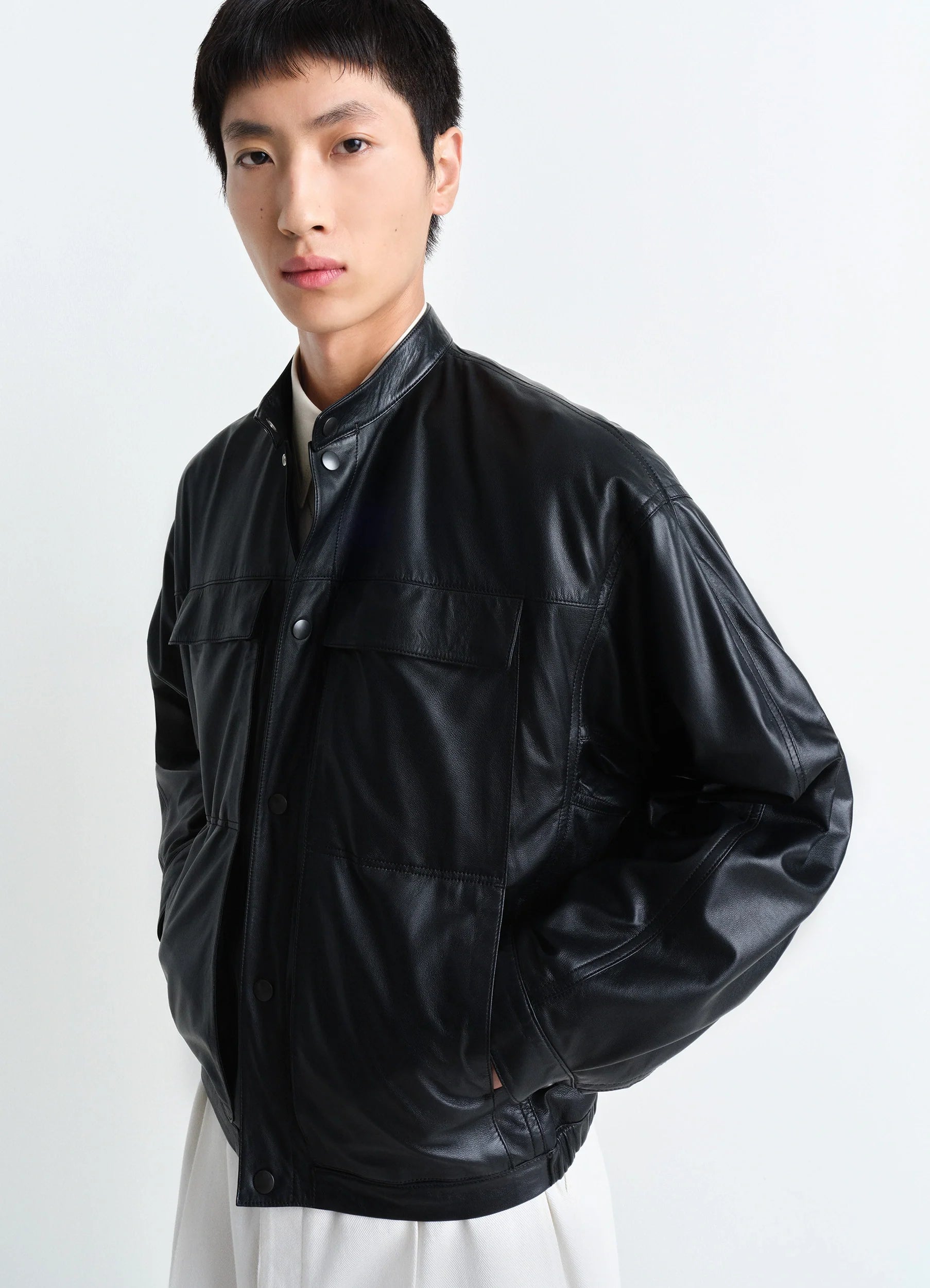 SOFT BOXY BLOUSON