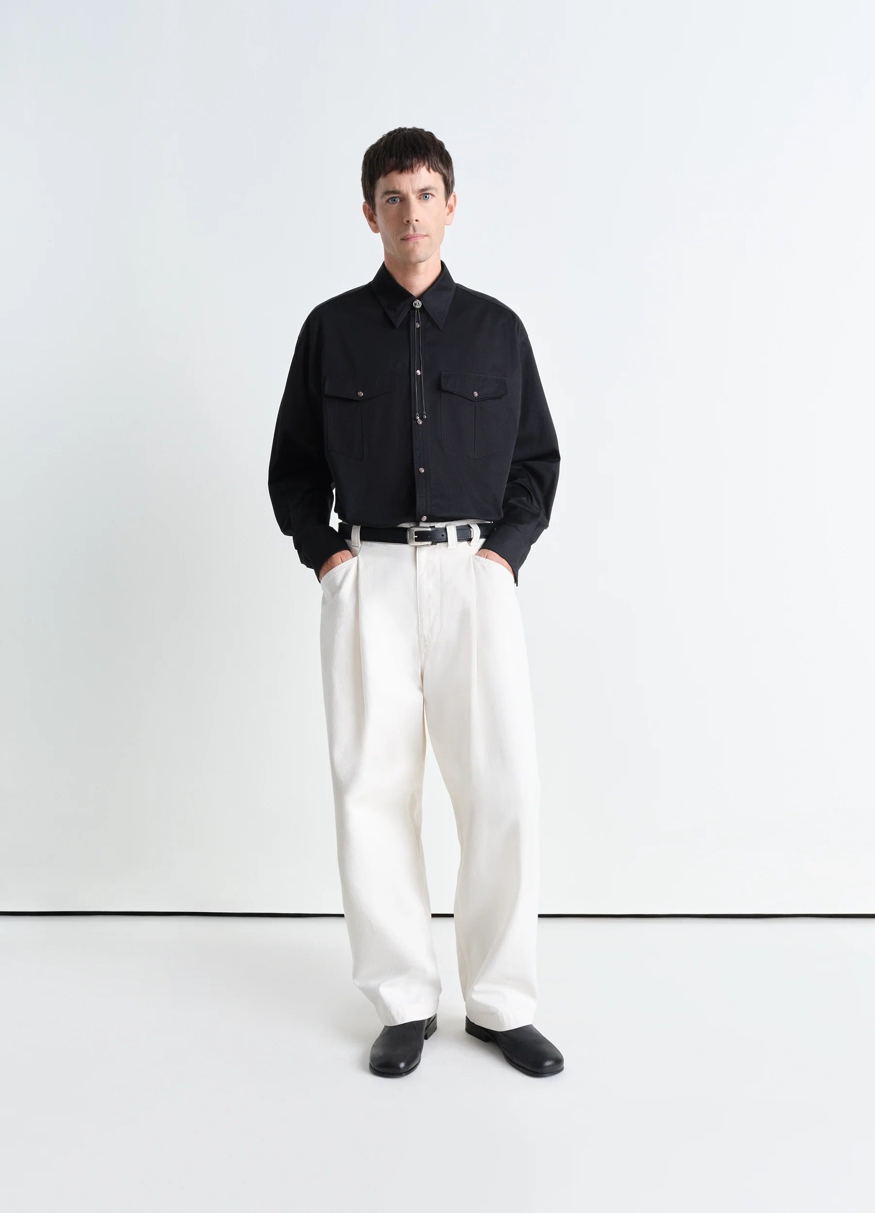 PLEATED WORKWEAR PANTS