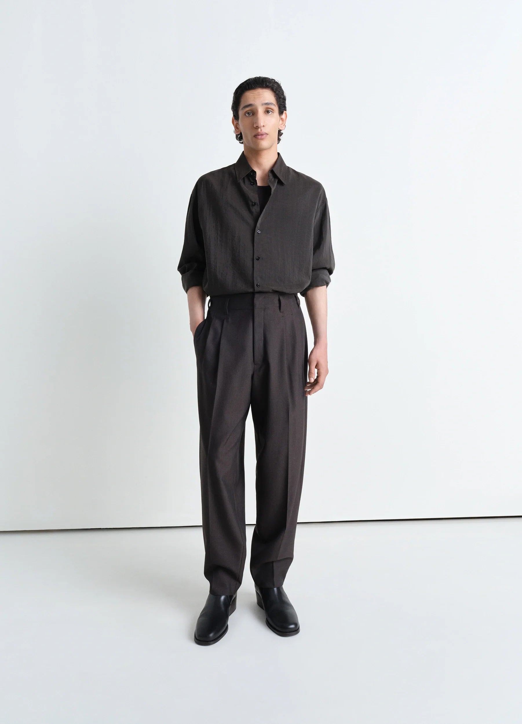 PLEATED PANTS