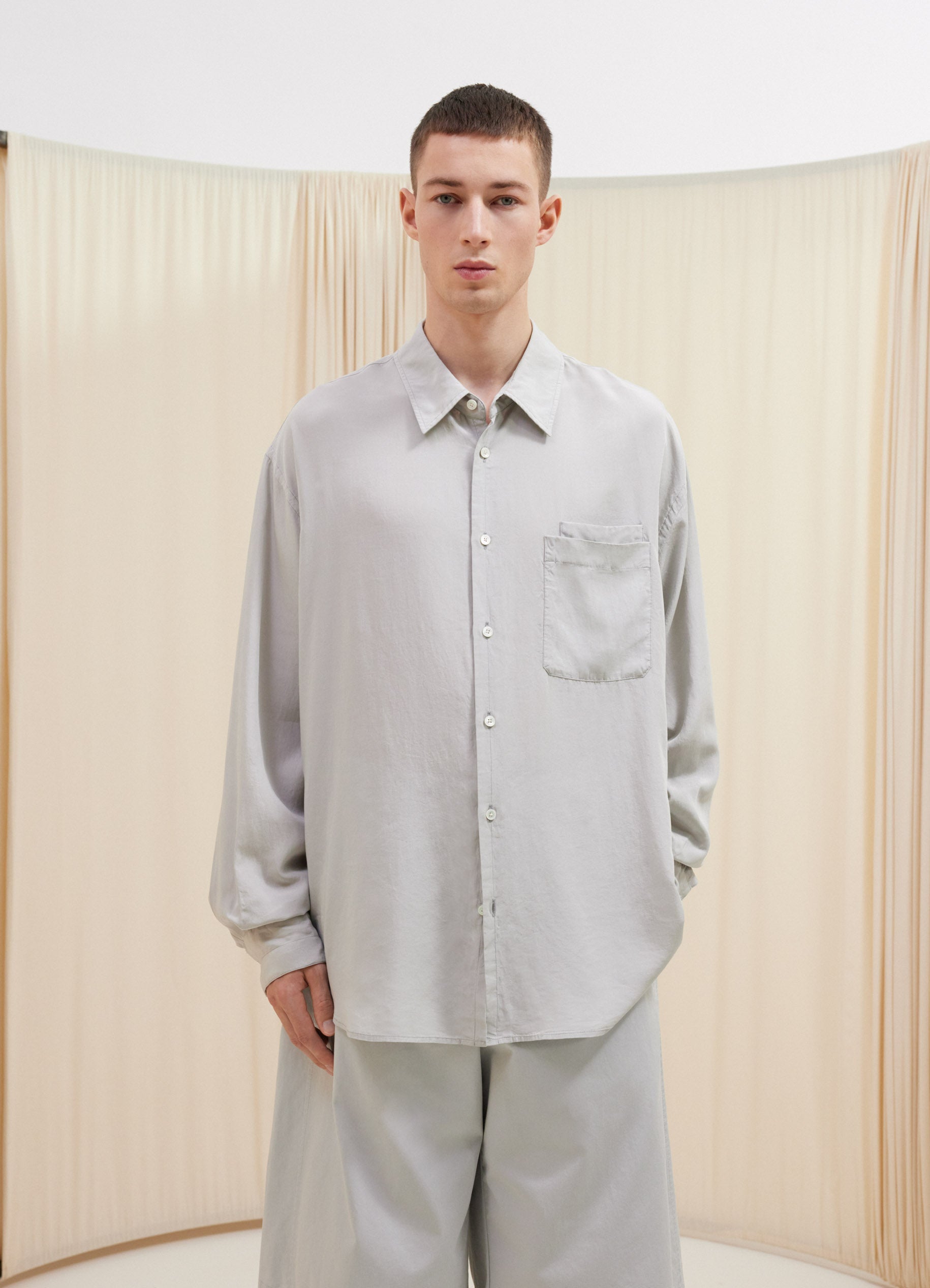 DOUBLE POCKET LS SHIRT