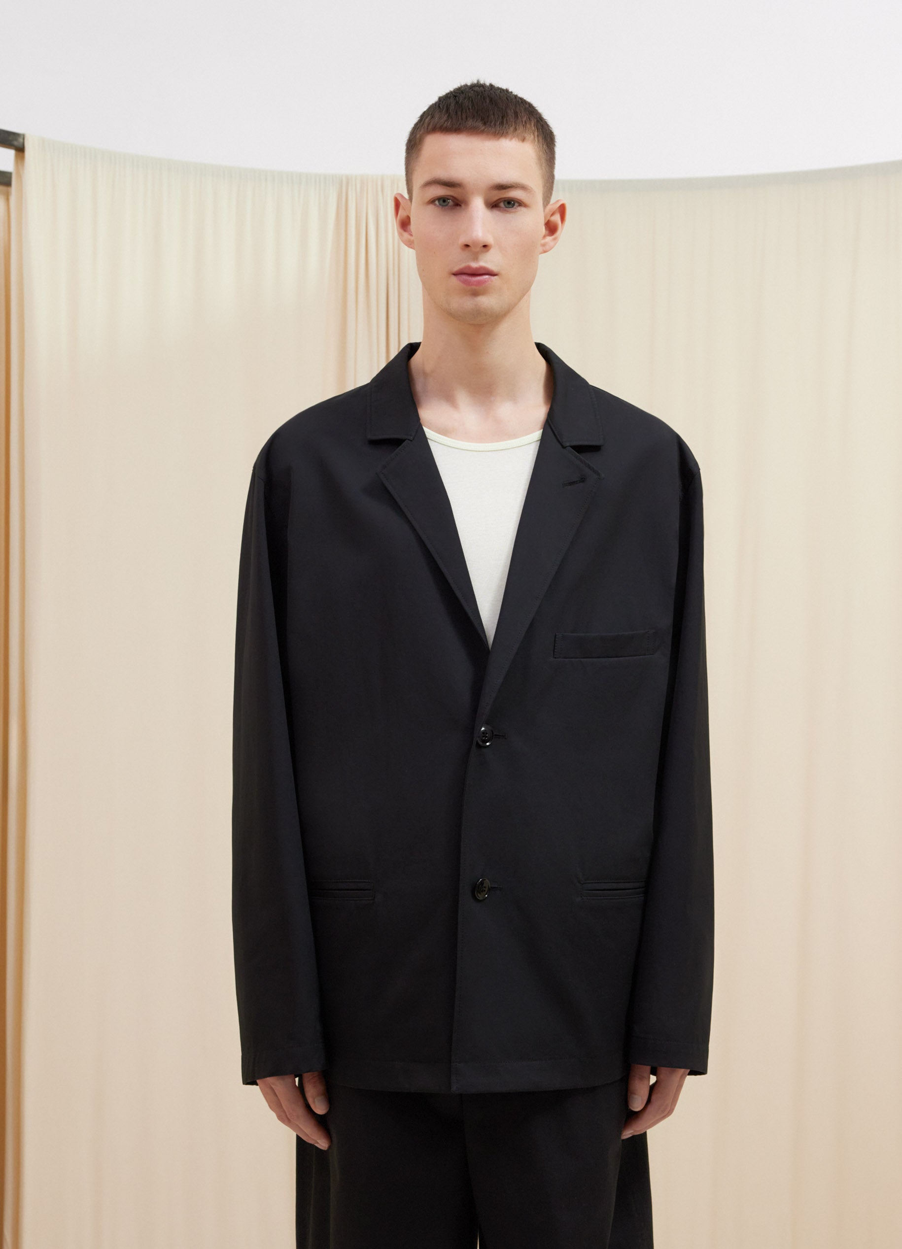 SINGLE BREASTED EASY JACKET