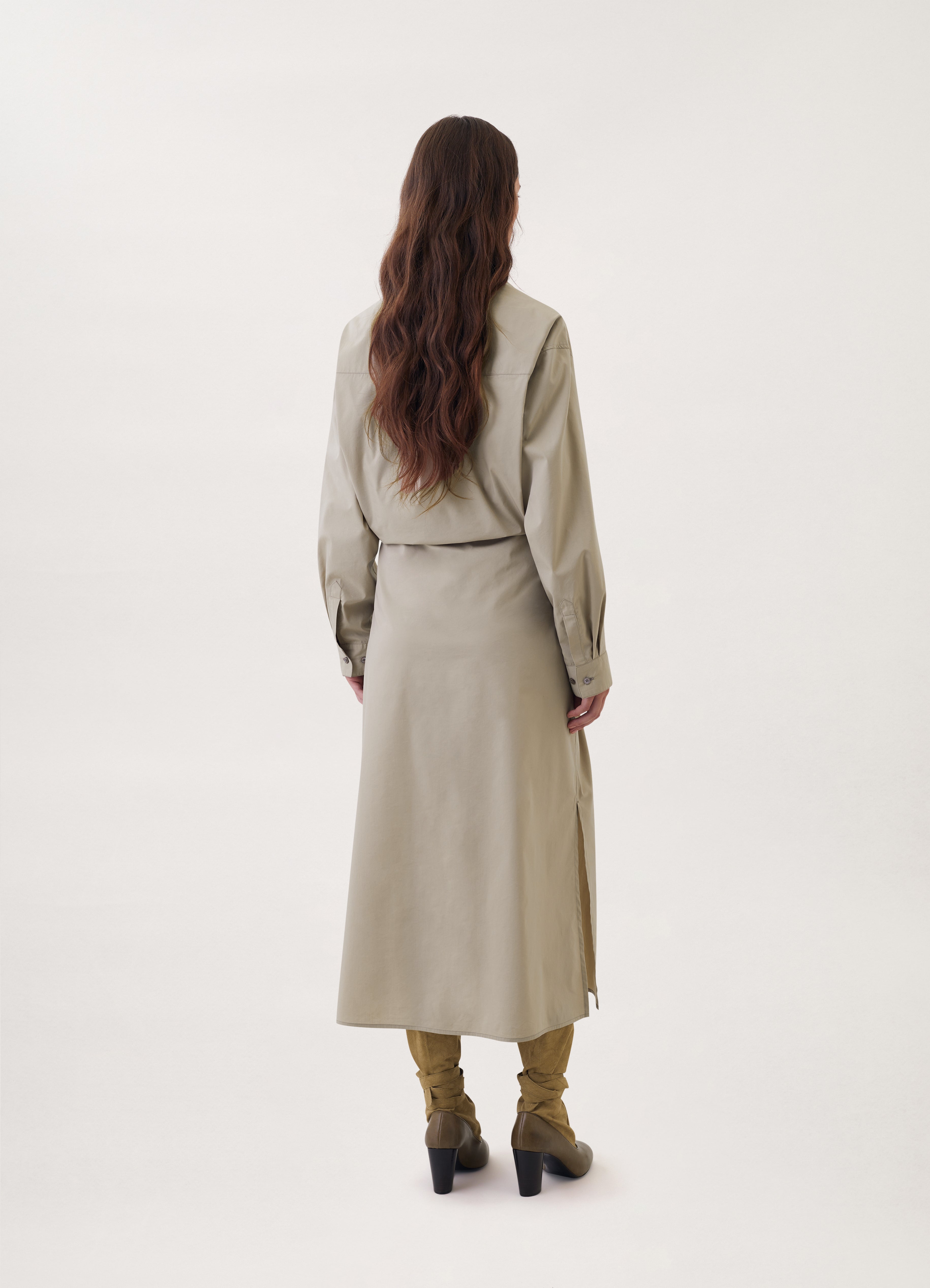 TILTED SHIRT DRESS