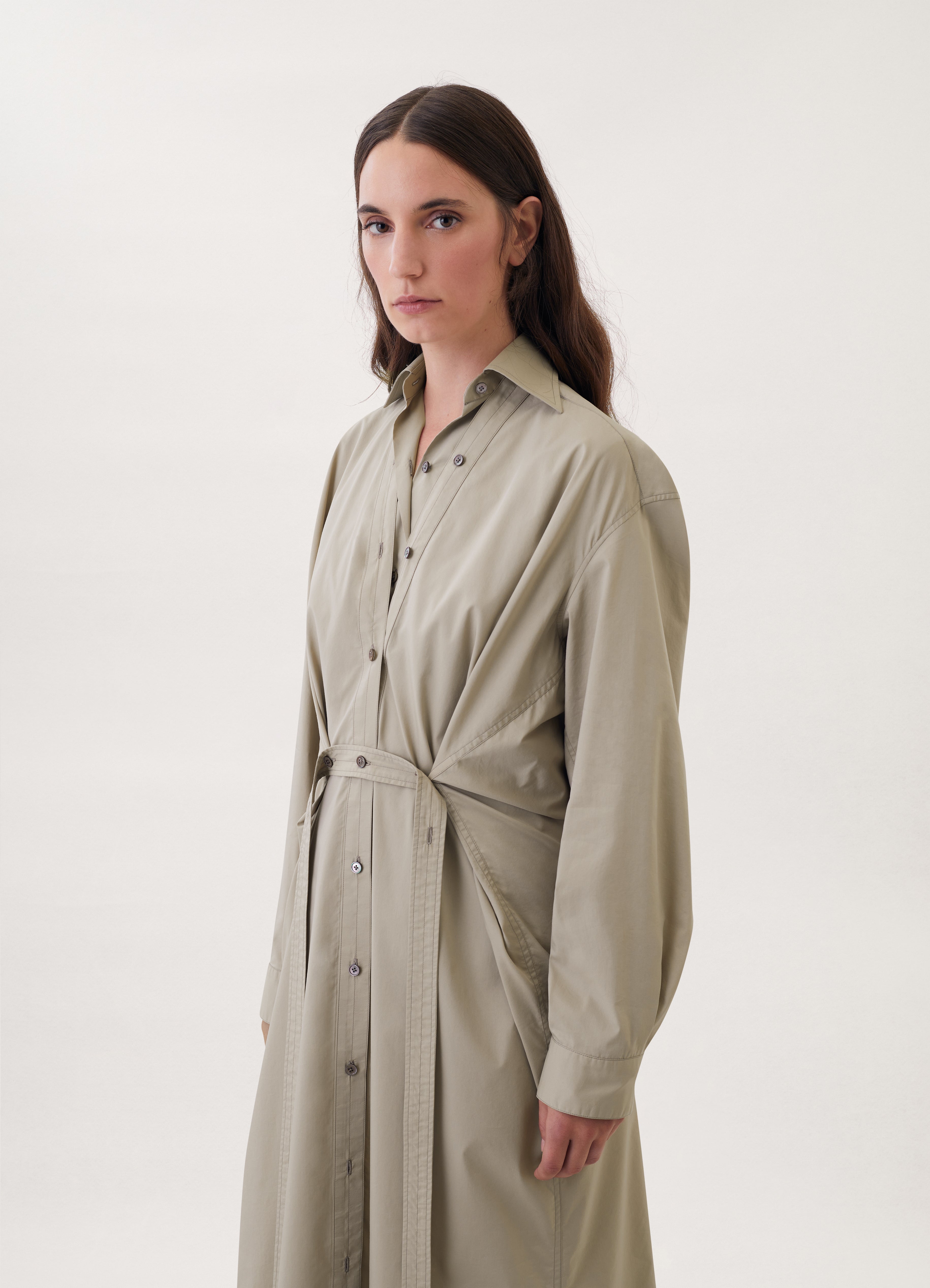 TILTED SHIRT DRESS