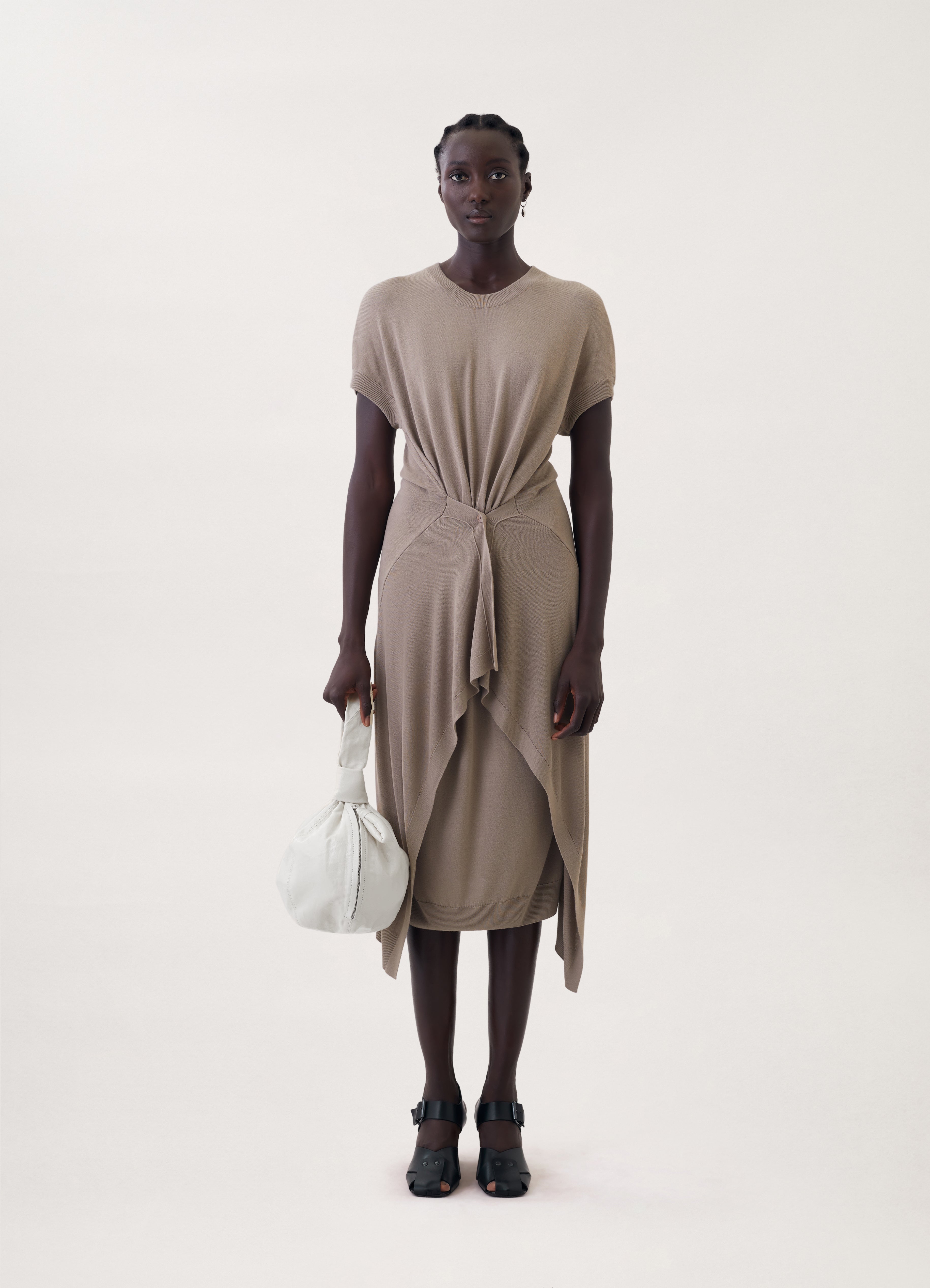 DOUBLE LAYER SKIRT DRESS