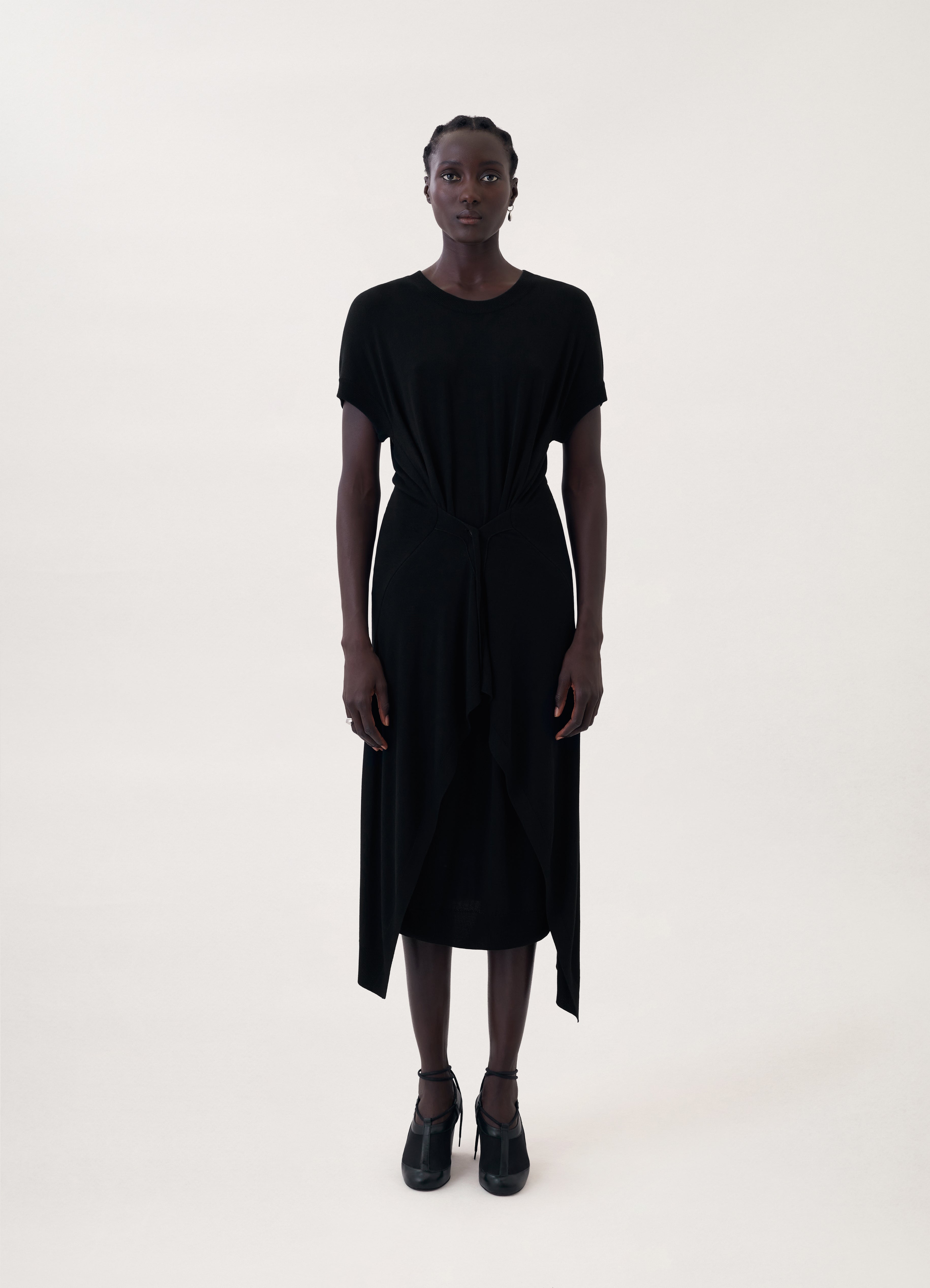 DOUBLE LAYER SKIRT DRESS