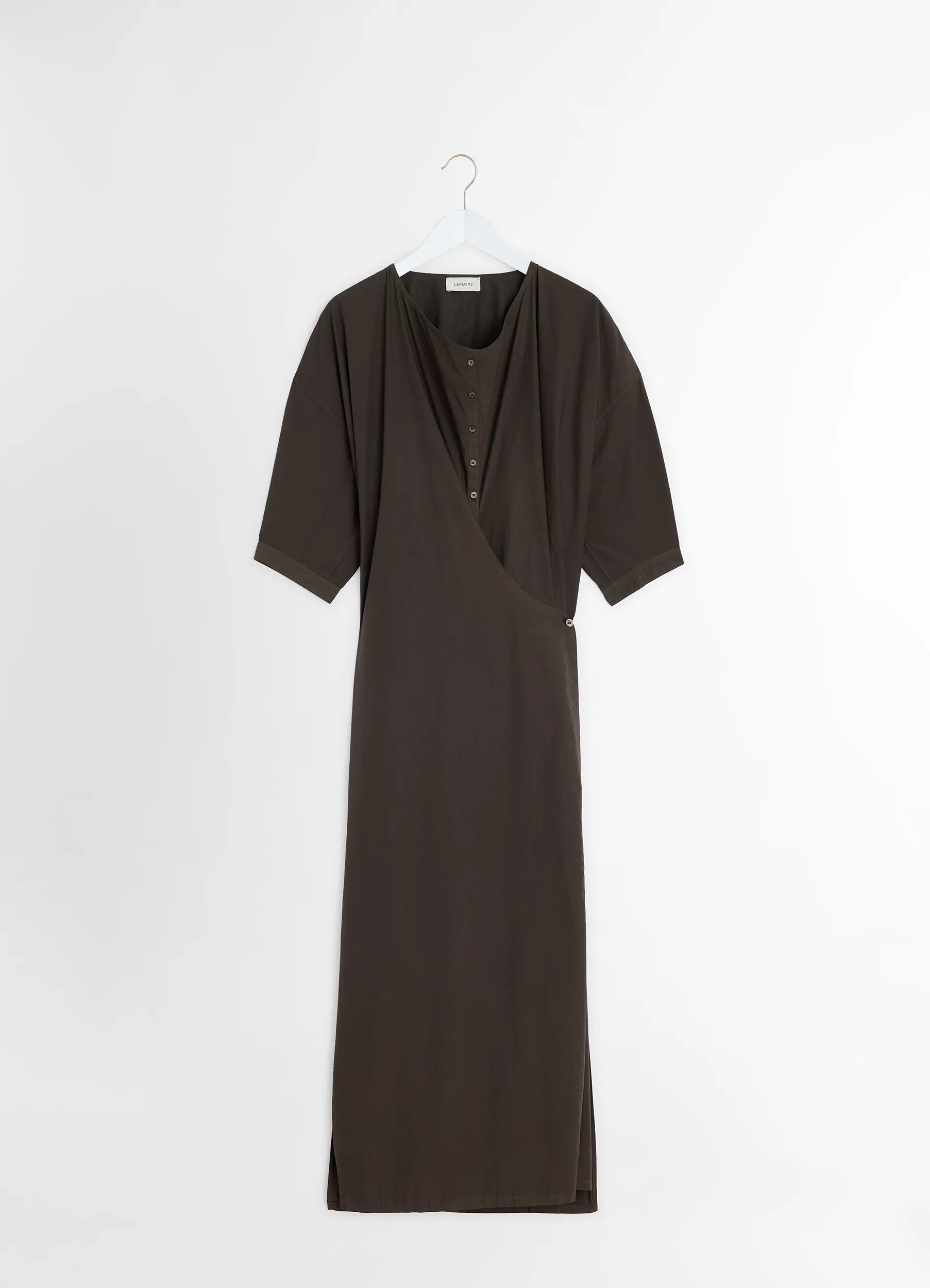 SHORT SLEEVE TWISTED DRESS