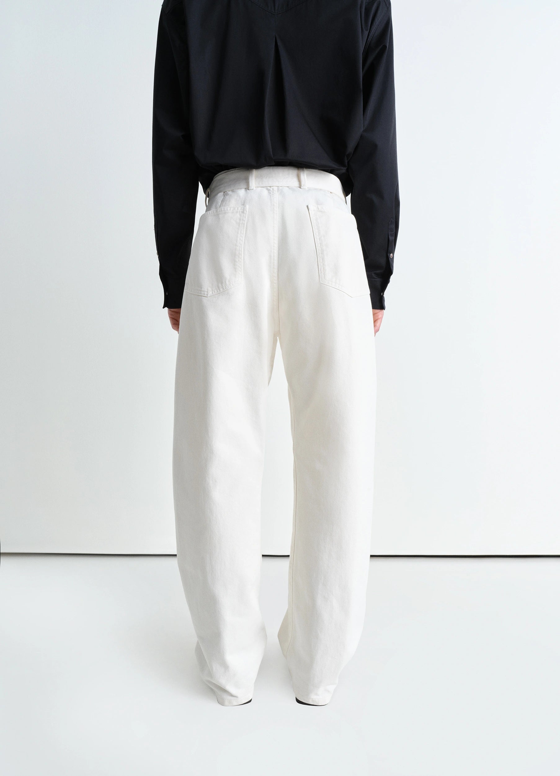 TWISTED BELTED PANTS